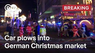 Germany: Car drives into crowd at Magdeburg Christmas market | DW News