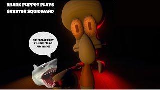 SB Movie: Shark Puppet plays Sinister Squidward!