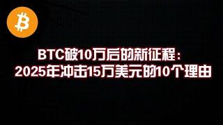 BTC破10万后的新征程：2025年冲击15万美元的10个理由