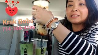 Krak Boba Review. Good Stuff in Santa Ana, Orange County CA