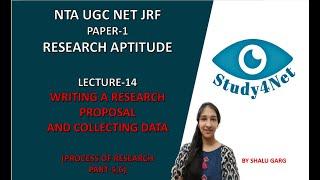 LECTURE-14 | RESEARCH PROPOSAL | COLLECTING DATA | UNIT-2 RESEARCH APTITUDE.