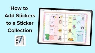 How to add stickers to a sticker collection | Penly app tutorial