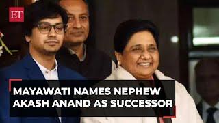 BSP supremo Mayawati designates nephew Akash Anand as her political successor