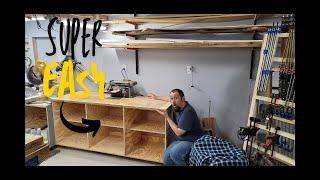 Save Hundreds of Dollars with these DIY Workshop Cabinets