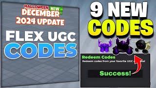 ️HURRY UP!!️ ALL WORKING CODES FOR FLEX UGC IN DECEMBER 2024 - ROBLOX FLEX UGC CODES | CRAZY GAMER