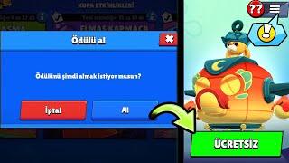 LİNKE TIKLAYIP ÜCRETSİZ AY MUHAFIZI HANK KOSTÜMÜNÜ ALDIM Brawl Stars