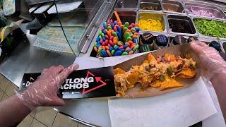 Subway Sandwiches POV Nachos and Hot Honey 30 Mins Working At Subway