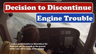 Engine Roughness on Takeoff| Decision to Discontinue| Cessna 172