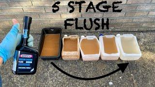 How to do a coolant flush on cooling system VW GOLF GTI *5 STAGE FLUSH*