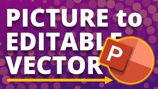 How to make Vector Graphics from Pictures with PowerPoint and Vectorizer.ai!  [PPT TRICKS! ]