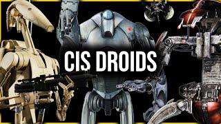 Ultimate CIS Droids Compilation (over 100 types with timestamps)