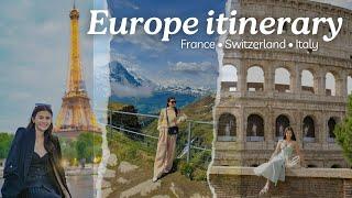 Europe itinerary and expenses (France, Switzerland and Italy) | Jen Barangan