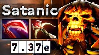 Сатаник на Клинкзе, топ тима и красивая дота! - Satanic Clinkz 7.37 DOTA 2