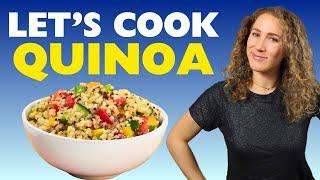 How to Cook QUINOA (Mediterranean Diet Beginner's Guide)