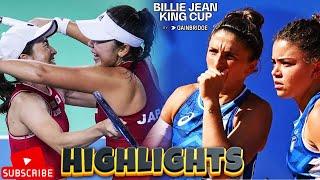 Paolini/Errani vs Aoyama/Hozumi Highlights | Billie Jean King Cup 2024