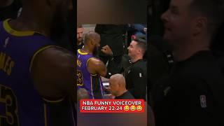 NBA FUNNY VOICEOVER 2/22-24/25  #shorts