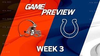 Cleveland Browns vs. Indianapolis Colts | Week 3 Game Preview | NFL