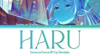 Sousou no Frieren - Opening 2 FULL "Haru (Sunny)" by Yorushika (Lyrics)