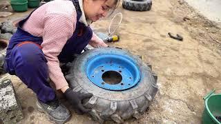 Project to repair and produce 2-axle 4x4 tap 1 off-road vehicles reusing old tires