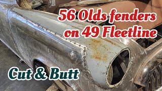 56 Olds Fenders on 49 Fleetline