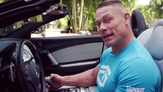 John Cena's supercharged Mercedes Benz Roadster screams DARTH VADER!   John Cena  Auto Geek