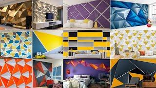 Geometric Wall Art Painting 2024 | Wall Painting Design Ideas | 3d Wall Painting Designs Ideas