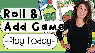 Leprechaun Treats – Roll, Add & Win! Math for Early Primary - Independent Addition Practice 2 Levels