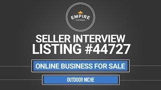 Online Business For Sale - $23.8K/month in the Outdoor Niche