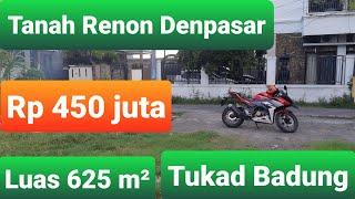 Dijual Tanah di Denpasar Bali | Kawasan Favorit Tukad Badung Renon | HARGA MURAH