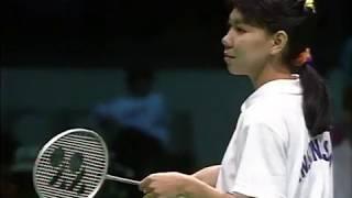 Kejuaraan Dunia Semi Final 1991 Tunggal Putri Tang Jiuhong CHN vs Susi Susanti INA