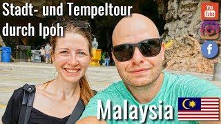 City and Temple Tour through Ipoh Perak - Worldtrip VLOG #122 4K