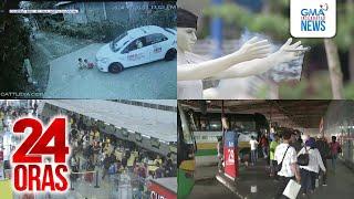 24 Oras: (Part 1) Magpinsang bata, nasagasaan ng taxi, 1 patay; mannequin, sinampolan..., atbp.