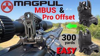 MAGPUL's MBUS & Pro Offset Iron sights REVIEW