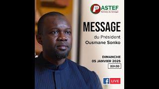 Urgent: Déclaration du Président Ousmane Sonko de ce dimanche 05/01/25