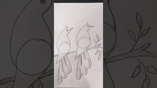 using 6no. and draw a parrot | sketching | drawing parrot | crafterjyoti |