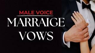  Marriage AFFIRMATIONS | Wedding Vows | My Husband Affirmations with Male Voice Affirmation