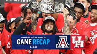 Big 12 Tournament Championship: Houston OUTLASTS Arizona, earns first Big 12 Title | Game Recap