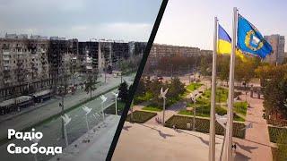 Mariupol before and after destruction: impressive drone shots of the city