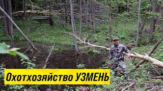 Охотхозяйство УЗМЕНЬ: бобровая плотина + инспектируем охотхозяйство