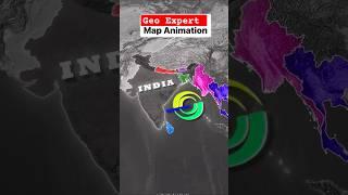 Geographical Map Animation by Geo Expert #map #geography #geoexpert #geographyquiz #maptest #geo