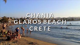 Chania Crete Greece Glaros Beach