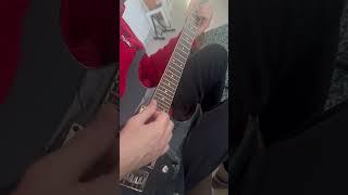 His face at the end!  #guitar #guitarimprovisation