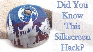 Check Out This Must Know Silkscreen Trick With Polymer Clay!