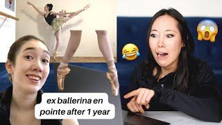pointe shoe fitter reacts to ALEX HALL