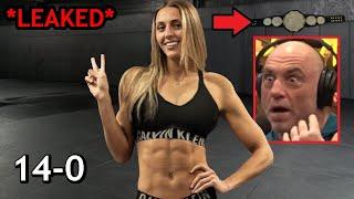 HOTTEST WOMEN'S MMA PROSPECT?SCARY NEW FOOTAGE! | Dakota Ditcheva TRAINING (Joe Rogan REACTS) 2025