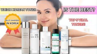 COMPARING 5 POPULAR KOREAN TONERS | TONER RECO FOR EVERY SKIN TYPE 