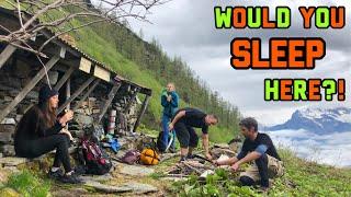 CAMPING IN A SPOOKY MOUNTAIN HUT NEAR MONT BLANC