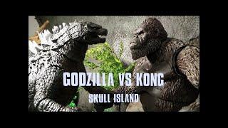 Godzilla VS Kong: Skull Island - Stop Motion Fight