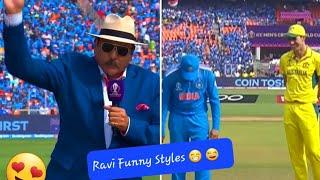 Ravi Shastri's HILARIOUS Toss Mishap! MUST WATCH! #Worldcup #tosstime