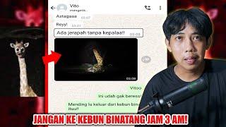 JANGAN KE KEBUN BINATANG JAM 3 AM!  | CHAT HISTORY HORROR SERAM